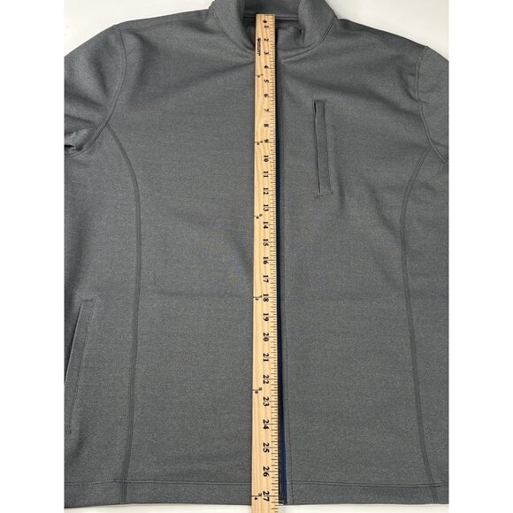 Untuckit Dashwood Full Zip Men’s Large Grey Stretch Performance Jacket Golf - Picture 11 of 15